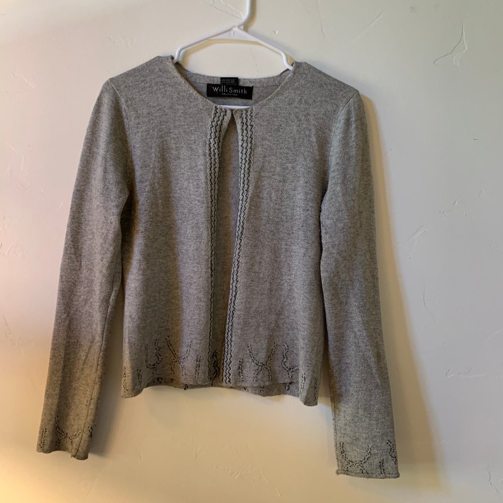 Embroidered Cardigan